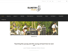 Tablet Screenshot of ellingtonstudiosnc.com